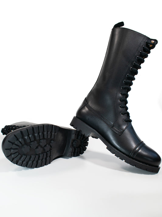 Goodyear Welt 14 Eye Stiefel | Vegane Damenschuh