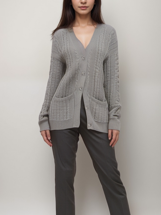 Cardigan avec patte de boutonnage  | 