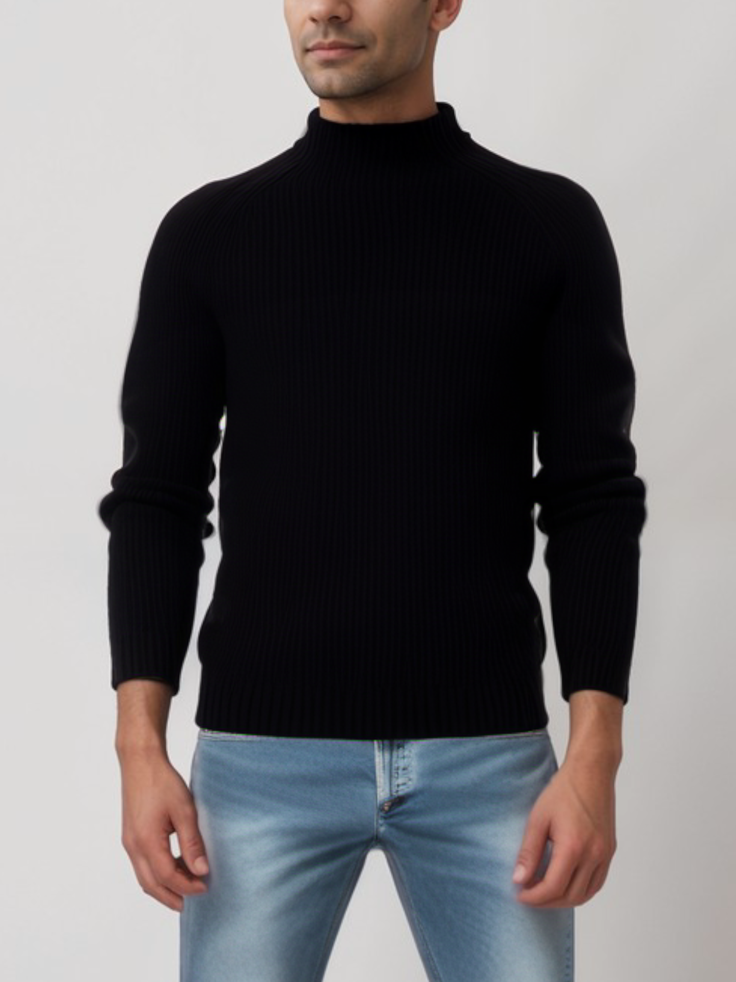 Recycelter Rollkragenpullover