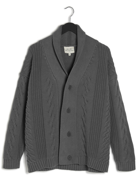 Cardigan grossier avec patte de boutonnage