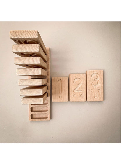 The Little Coach House Numéros de comptage Blocs Ressource d’apprentissage Montessori