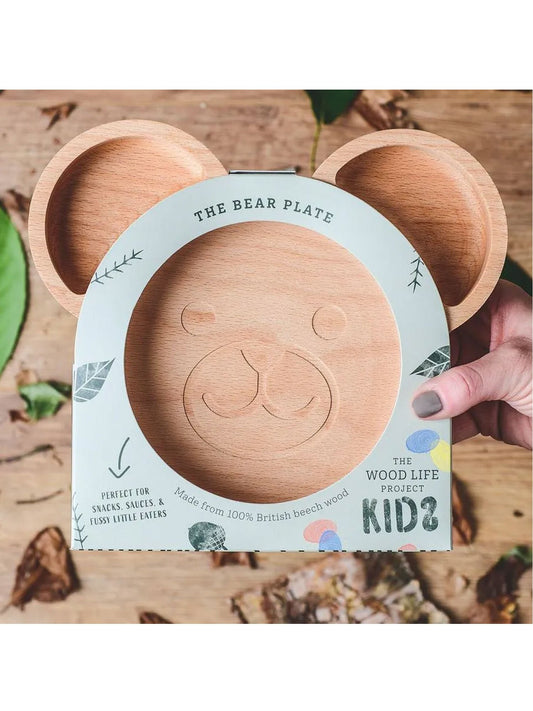 Assiette pour enfants en bois écologique The Wood Life Project | 