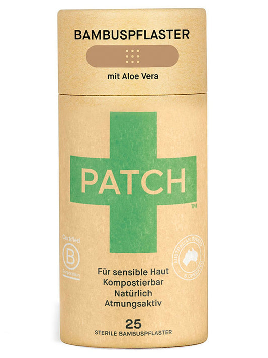 Patch Biologisch abbaubare Bambuspflaster 25er Pack | Nachhaltige vegane Pflaster