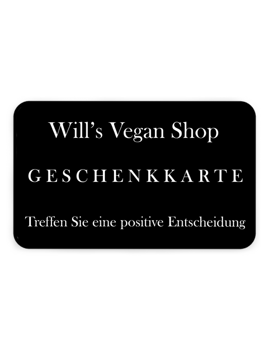 Carte-cadeau Will's Vegan Shop